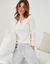Tee-shirt pyjama manches longues (ivoire)