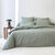 Linge de lit Charly - coton 52 fils/cm&sup2; (kaki clair)