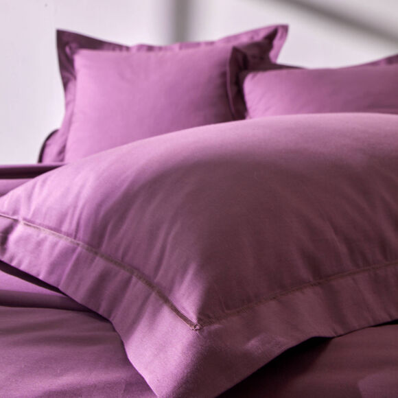 Linge de lit uni - polyester-coton 57 fils/cm&sup2; (figue)