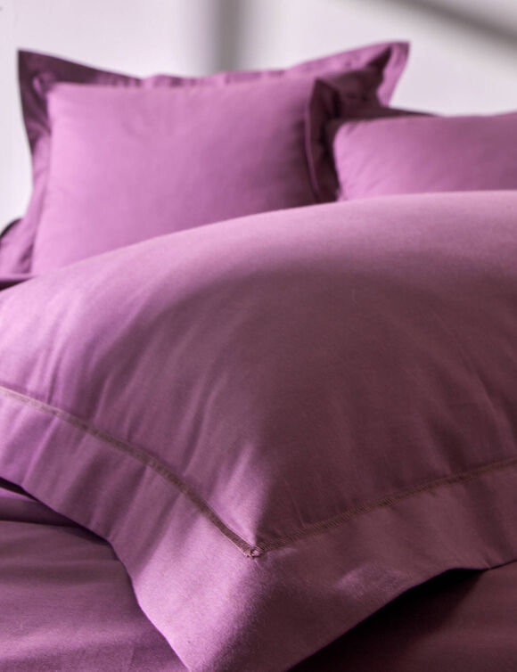 Linge de lit uni - polyester-coton 57 fils/cm&sup2; (figue)