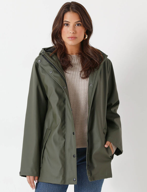 Ciré imperméable en polyester recyclé(**) (kaki)