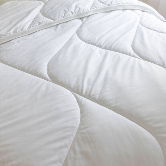 Dekbed in polyester met luipaardprint 200g/m2 (wit)