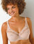 Soutien-gorge Coeur Crois&eacute; dentelle - avec armatures (beige)