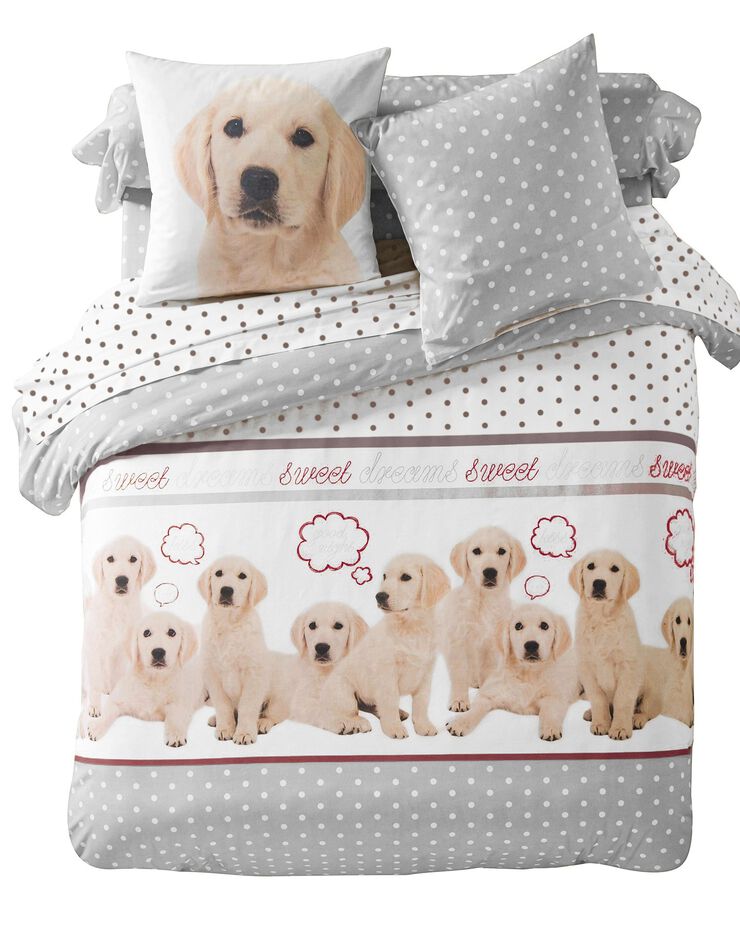 Linge de lit Toby coton, taupe Linge de lit Toby coton, taupe, hi-res image number 0