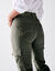 Rechte cargojeans (kaki)