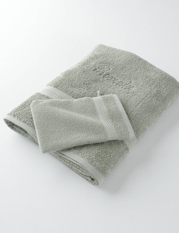 Collection serviettes de bain personnalisables confort moelleux (tilleul)