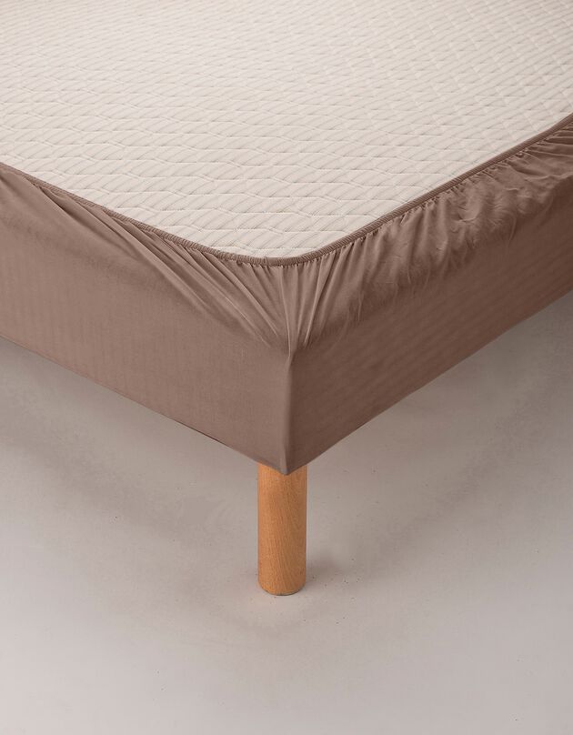 Bande cache-sommier tissu microfibre (taupe)