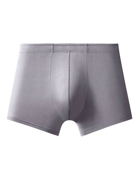 Boxer uni ceinture &eacute;lastiqu&eacute;e recouverte - lot de 5 (noir + gris)