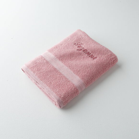 Collectie gepersonaliseerde badhanddoeken &ndash; heerlijk zacht, 420 g/m&sup2; (grijsroze)