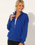 Veste zippée molleton (bleu)