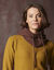 Pull manches marteau maille fantaisie (vert olive)