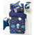 Linge de lit enfant Pao imprim&eacute; espace - coton  (marine)