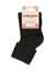 Chaussettes laine modal m&eacute;lang&eacute;s (anthracite)