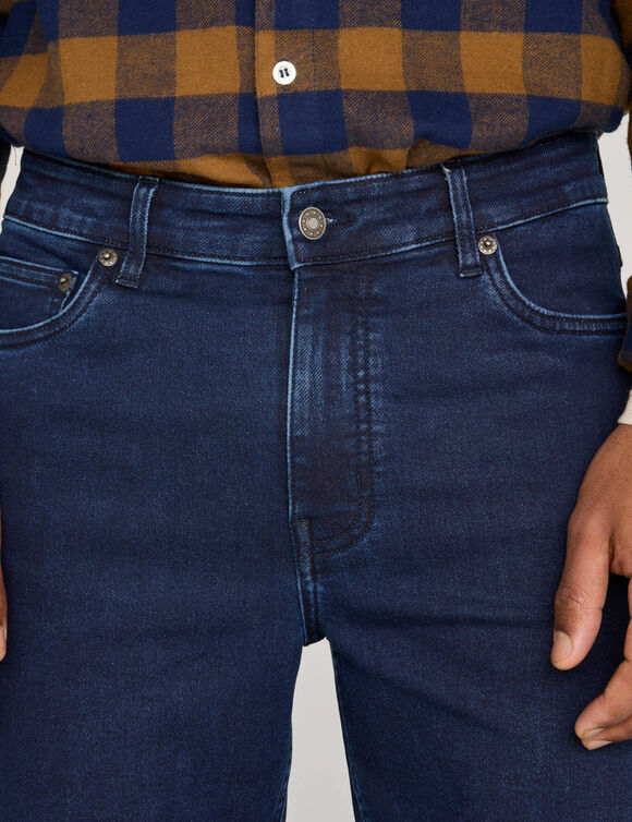 Pantalon effet jean denim ultra stretch - L30 (dark blue)