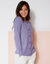 Vest met knopen in patenttricot (parma)