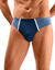 Slip ferm&eacute; taille basse - lot de 8 assortis (marine / bleu)