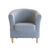Housse gaufrée bi-extensible fauteuil cabriolet (gris)