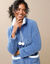 Robe de chambre maille polaire (bleu jean / écru) Robe de chambre maille polaire (bleu jean / écru)