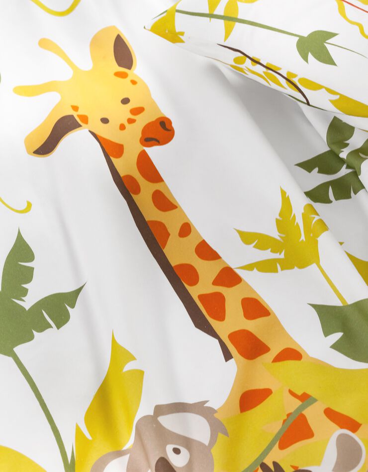 Bedlinnen voor kinderen Jungle, met dierenprint, voor 1 persoon - katoen, beige Bedlinnen voor kinderen Jungle, met dierenprint, voor 1 persoon - katoen, beige, hi-res image number 5