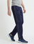 Sportieve broek, microvezel met geruwde binnenkant (marine)