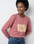 T-shirt manches longues, imprim&eacute; brillant (rose gris&eacute;)