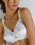 Soutien-gorge Coeur Crois&eacute; Classique - sans armatures (blanc)