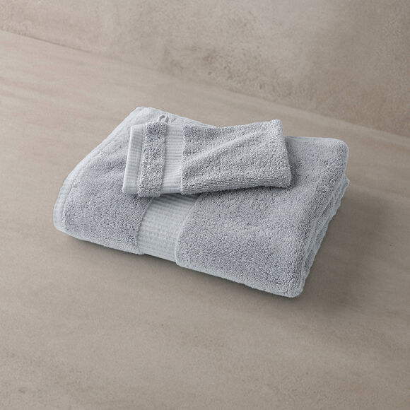Collection serviettes de bain unies - gamme premium 640g/m&sup2; (gris)