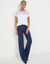 T-shirt met korte mouwen en kant (wit)