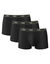 Set van 3 boxershorts Ecopack (zwart)
