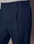 Broek met onzichtbare, verstelbare tailleband - polyester (marine)