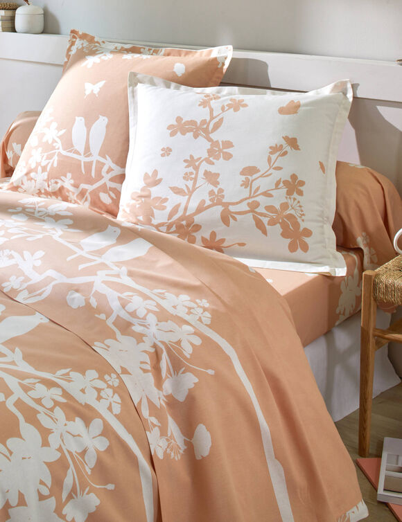 Linge de lit Nina coton (melon)