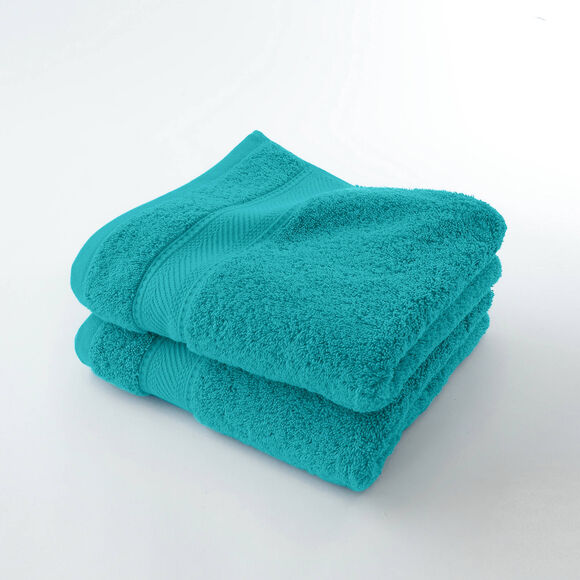 Collection serviettes de bain unies 540g/m2 confort luxe  (émeraude)