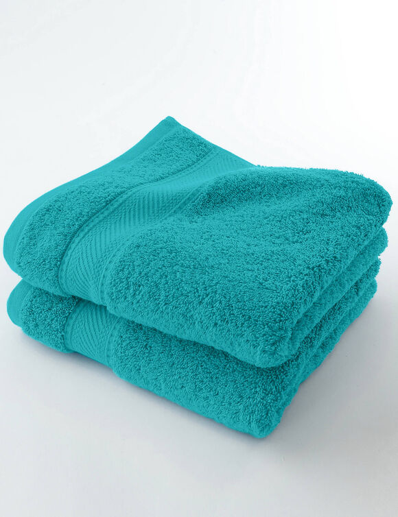 Effen badstof 540g/m2, luxe comfort (smaragd)
