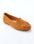 Soepele mocassins in microvezeltextiel (donkerbeige)