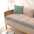 Long coussin de canap&eacute; chenille (taupe)