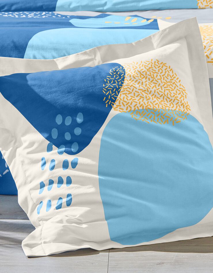 Linge de lit Oscar - coton (bleu)