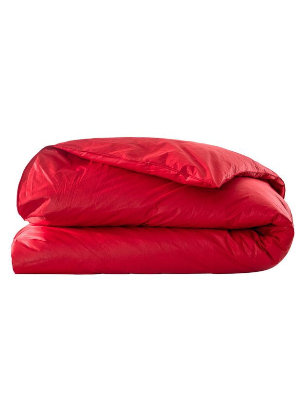 Édredon naturel duvet et plumettes qualité prestige (cerise)