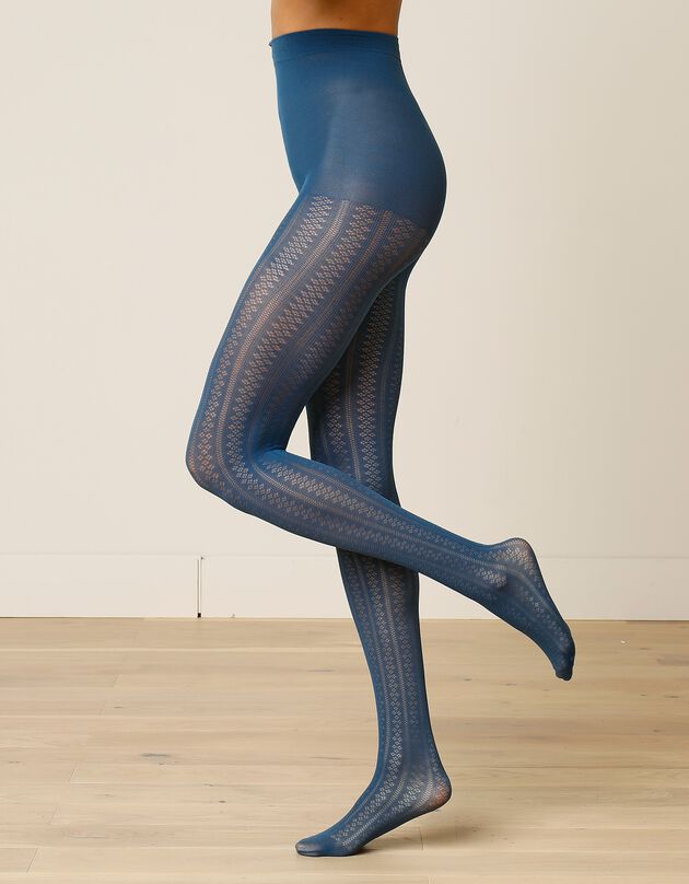 Collants lignes - lot de 2 paires (bleu nuit)