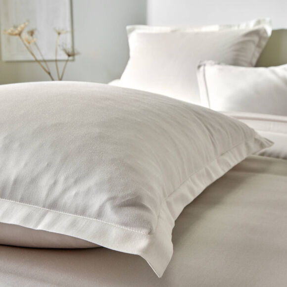 Linge de lit satin uni (beige clair)