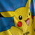 Gepersonaliseerd kinderbadlaken Pokémon®, katoenen badstof en velours - 300g/m² (geel)