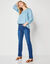 Stretchjeans met recht model (stone)