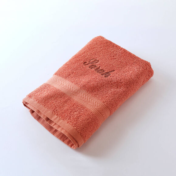 Effen handdoek, zacht comfort, personaliseerbaar (tomette)