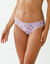 Culotte coton et dentelle  forme midi - lot de 3 (écru + parme + noir)