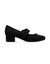 Hakschoenen met riempje (zwart)
