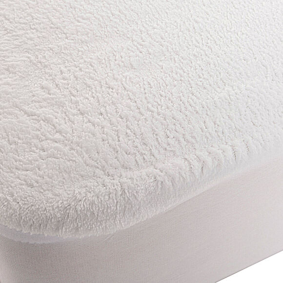 Prot&egrave;ge matelas microfibre imperm&eacute;able forme housse (blanc)