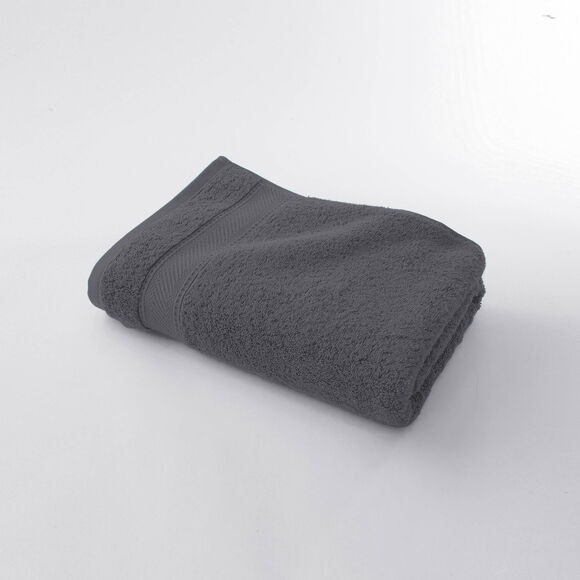 Collection serviettes de bain unies 540g/m2 confort luxe  (anthracite)