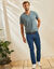 Jean droit stretch arrondi sous le ventre - entrej. 77 cm (brut)