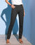 Pantalon fusel&eacute; couleur (noir)