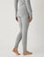 Thermische legging - interlock (chiné grijs)
