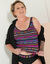 Postoperatieve tankini met Braziliaanse print (veelkleurig)